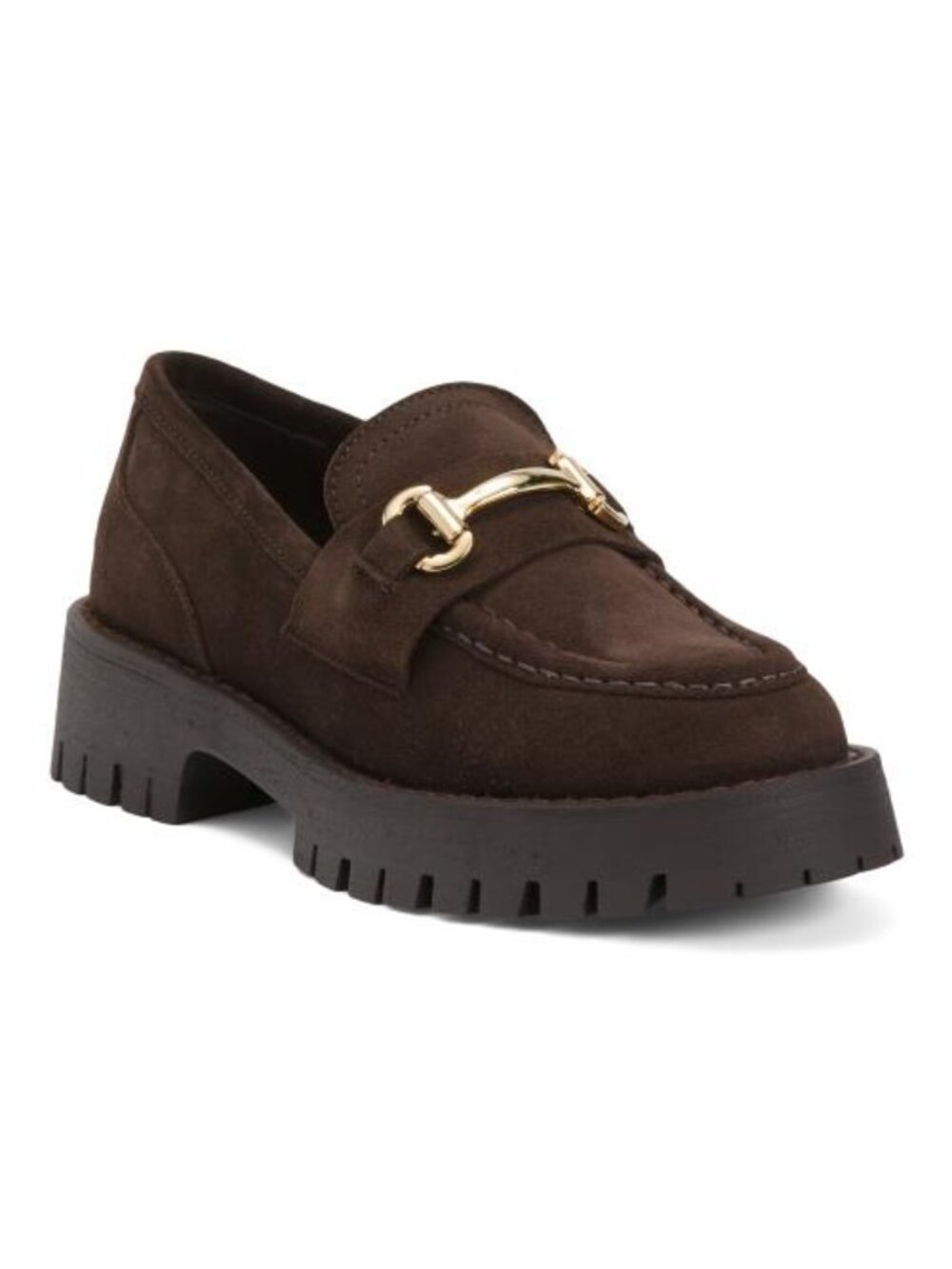 STEVE MADDEN Made In Mexico Suede Lando Chunky Loafers